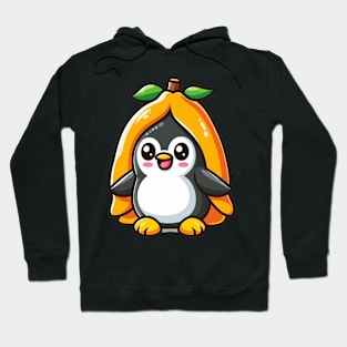 Tropical Penguin Paradise: Mango Penguin Magic Hoodie